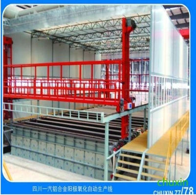 Điều khiển PLC Dây chuyền Anodizing tự động Hợp kim nhôm