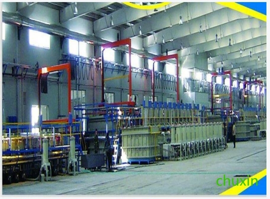 Dây chuyền sản xuất mạ điện cực dương cho khung xe buýt