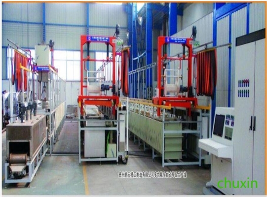 Dây chuyền sản xuất mạ điện treo thùng Điều khiển PLC