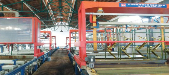 Dây chuyền sản xuất mạ điện Niken Chromium Bốn lớp Đường sắt thấp cao