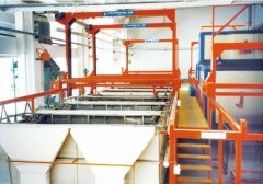 Dây chuyền sản xuất tẩy và phốt phát tự động cho xe đạp