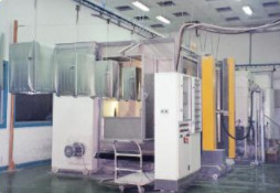 Mạ thùng sơn tĩnh điện Thiết bị phun sơn tĩnh điện tự động