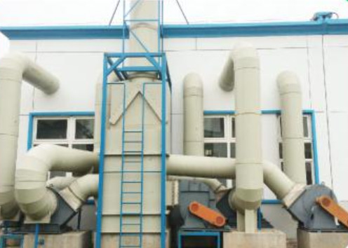 Hệ thống xử lý khí thải của phòng sơn sơn