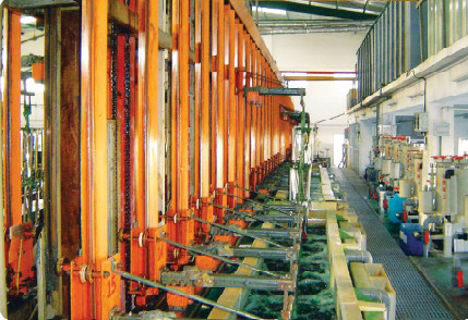 Loại trả lại Dây chuyền mạ niken không điện tự động OEM
